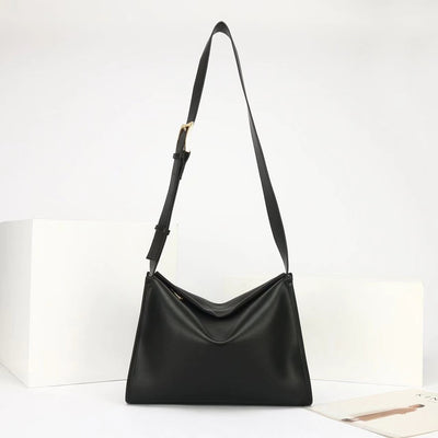 Bolso Cuadrado de Cuero Genuino para Mujer - Diseño Minimalista con Bandolera - Image 3