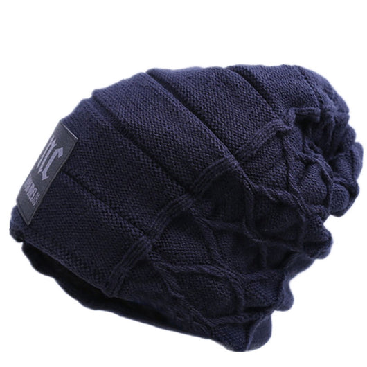 Gorro de Lana para Hombre con Forro Polar - Gorro Tejido Cálido para Otoño e Invierno - Image 4