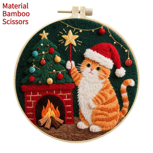 Kit de Bordado Manual para Gatos - Materiales DIY Completos - Image 11