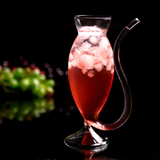 Copa de Vino Tinto en Vidrio Borosilicato Transparente