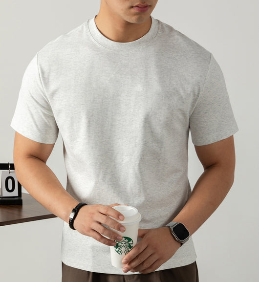 Camiseta de Algodón Mercerizado Tratado con Amoníaco Líquido para Hombre - Image 8