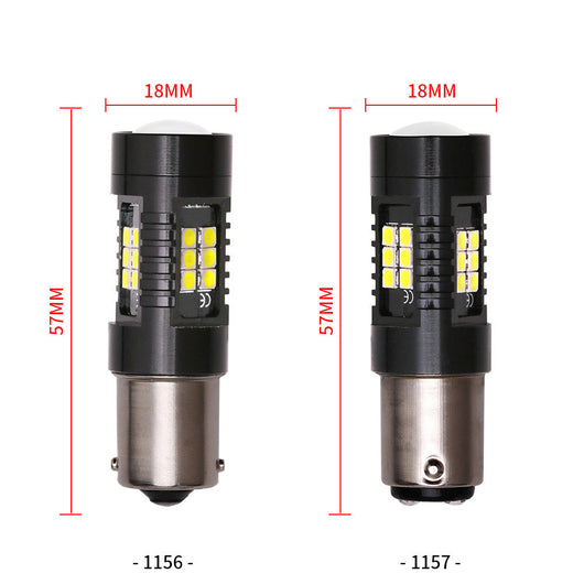 Luz LED de Giro y Reversa 1156/1157 - 21 SMD Ultra Brillante - Image 4