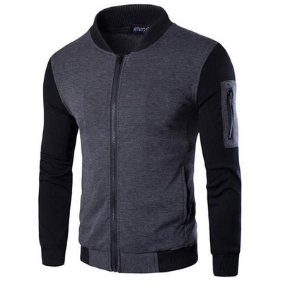Chaqueta de Hombre con Mangas Patchwork - Image 3