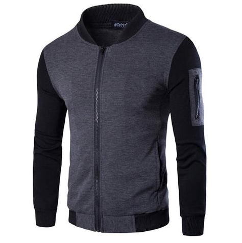 Chaqueta de Hombre con Mangas Patchwork - Image 3