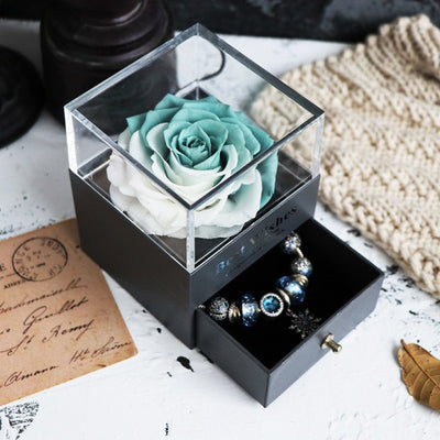 Caja de Joyero con Rosa Eterna - Regalo Perfecto para Amor y Ocasiones Especiales - Image 37