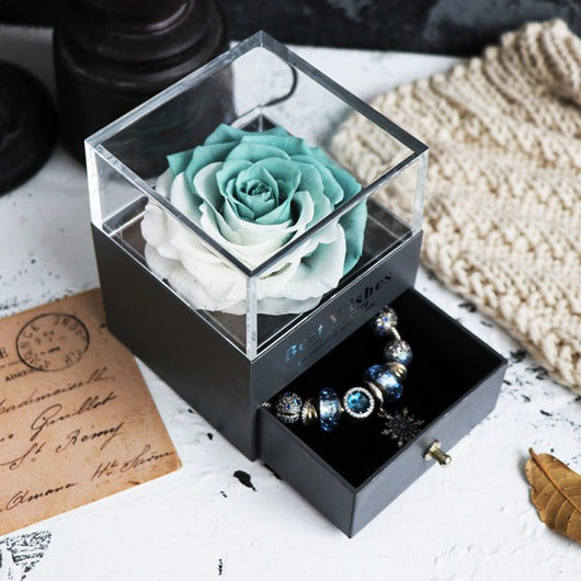 Caja de Joyero con Rosa Eterna - Regalo Perfecto para Amor y Ocasiones Especiales - Image 37