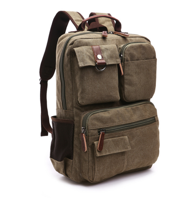 Mochila Universitaria Canvas 15 Pulgadas - Bolsa Laptop Resistente para Estudiantes - Image 15