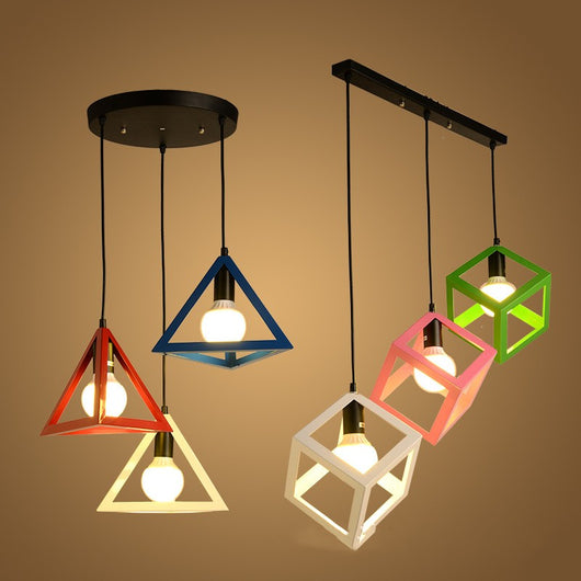 Lámpara Colgante de Tres Focos Diseño Moderno Minimalista - Image 3