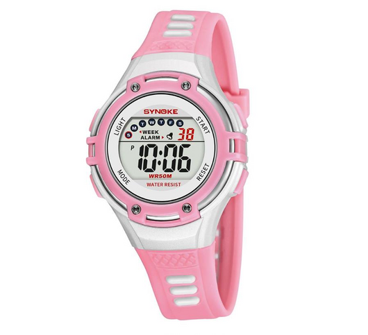 Reloj Deportivo Infantil SYNOKE Multifunción con Luz Nocturna y Alarma - Image 8
