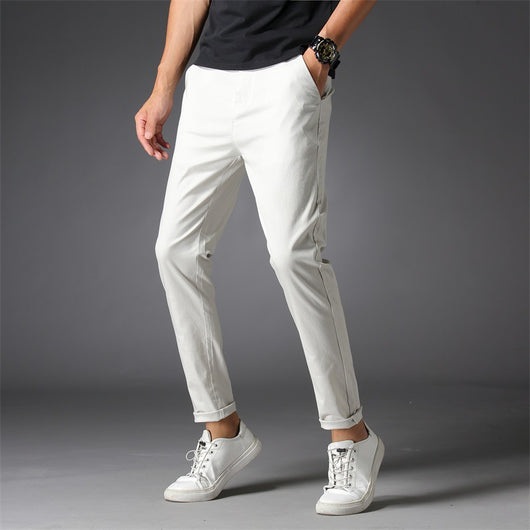 Pantalones Casuales Estilo Coreano Slim Fit - Image 13