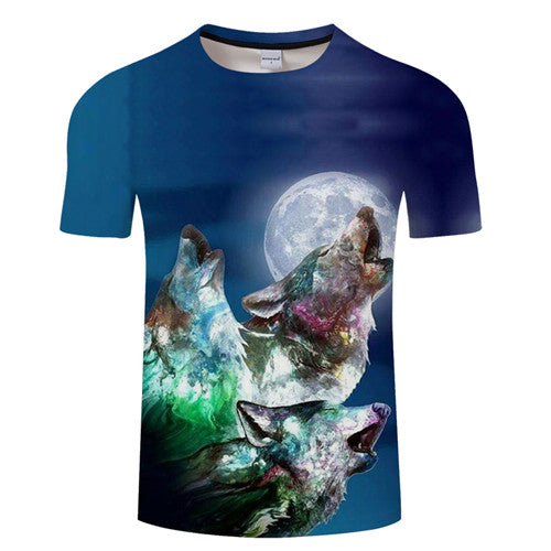 Playera de Cuello Redondo con Estampado Digital 3D - Image 4
