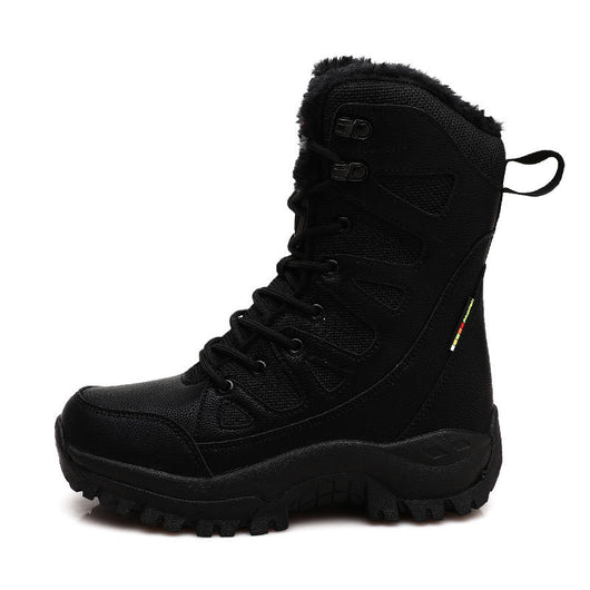 Botas Altas de Algodón para Parejas - Abrigo Invierno con Forro de Terciopelo