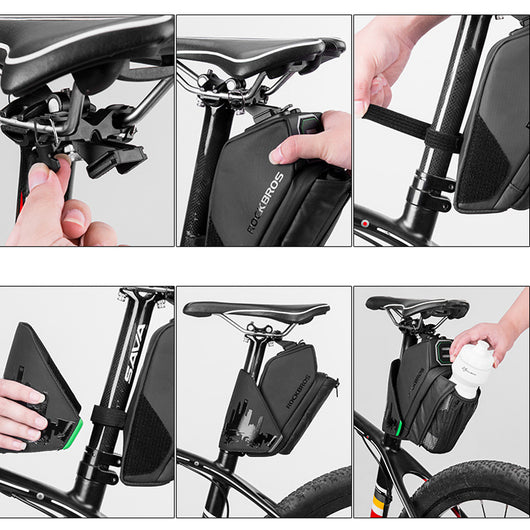 Bolsa de Asiento Trasero Plegable para Motocicleta y Bicicleta - Image 4