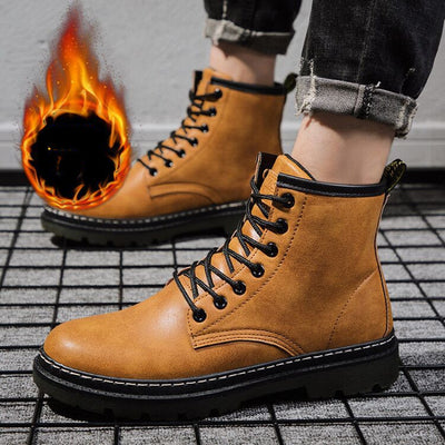 Botas Martin Altas para Hombre Estilo Británico - Invierno - Image 10