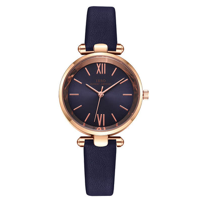 Reloj de Cuarzo Impermeable para Estudiantes - Diseño Minimalista en Cuero - Image 20