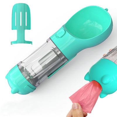 Botella Dispensadora 3 en 1 para Perros - 500ml Portátil con Comedero y Recogedor de Heces - Image 19