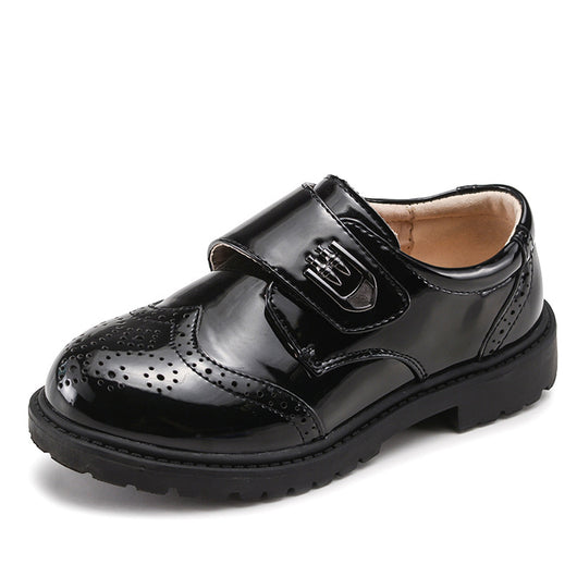 Zapatos de Cuero para Niños Estilo Británico Casual - Calzado Escolar Versátil - Image 12