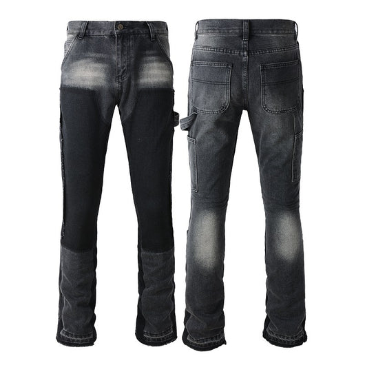 Jeans Retro de Contraste para Hombre - Image 11