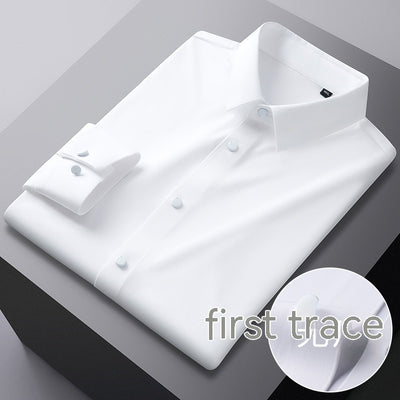 Camisa Elástica Sin Costuras con Rayas para Hombre - Image 5