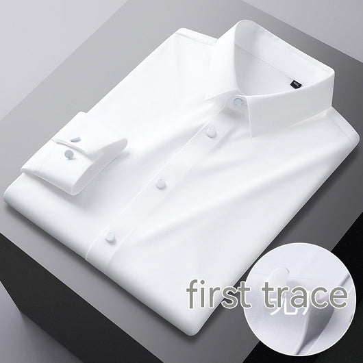 Camisa Elástica Sin Costuras con Rayas para Hombre - Image 5