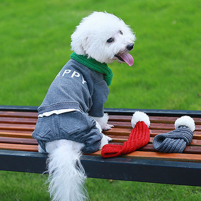 Bufanda Navideña de Lana para Mascotas - Image 4