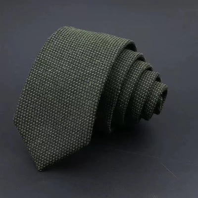 Corbata de Algodón Tejida para Hombre - Diseño Rayado Profesional - Image 7