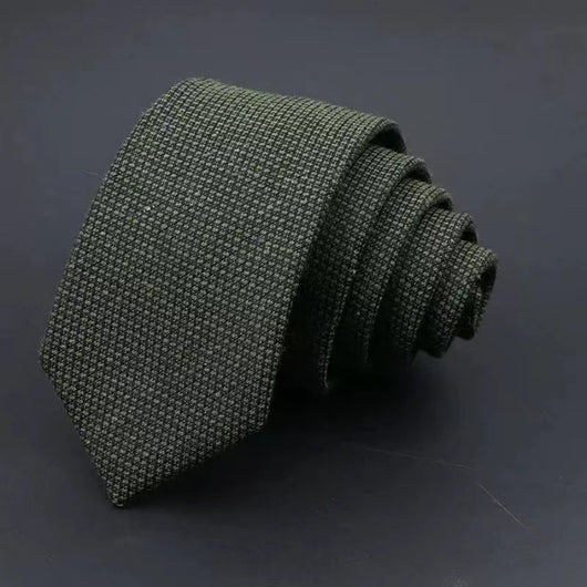 Corbata de Algodón Tejida para Hombre - Diseño Rayado Profesional - Image 7