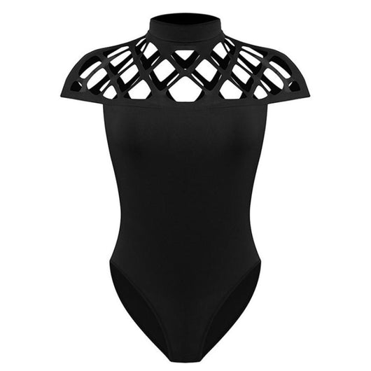 Jumpsuit de Malla Manga Corta - Image 3