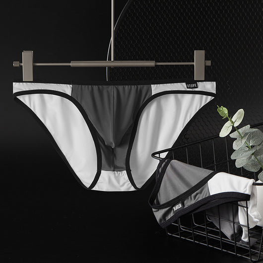 Bóxer Hombre Tela Ice Silk Cintura Baja Bolsa U Reforzada - Image 13