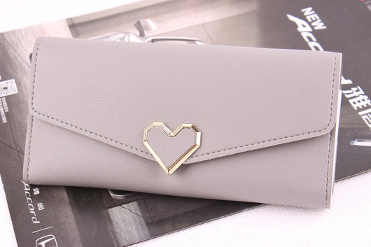 Cartera Mujer Grande Love - Diseño Simple y Elegante con Múltiples Compartimentos - Image 11