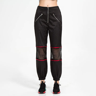 Pantalones Deportivos Mujer Malla Tendencia Primavera Verano con Cierre - Image 8