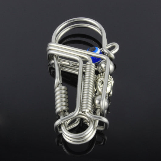 Llavero de Metal Brass para Auto - Colgante Unisex Elegante - Image 20