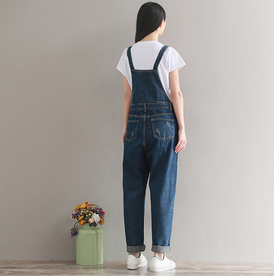 Mono Denim para Mujer - Jumpsuit Overol Casual - Image 3