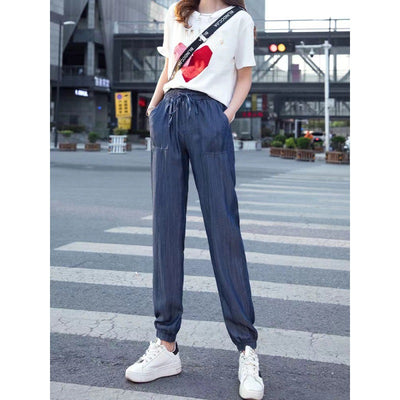 Pantalones Harem Capri Ajustados para Mujer - Corte Moderno y Favorecedor - Image 3