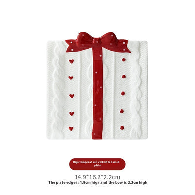 Plato Cuadrado Decorativo con Moño - Multiusos para Eventos y Celebraciones - Image 7
