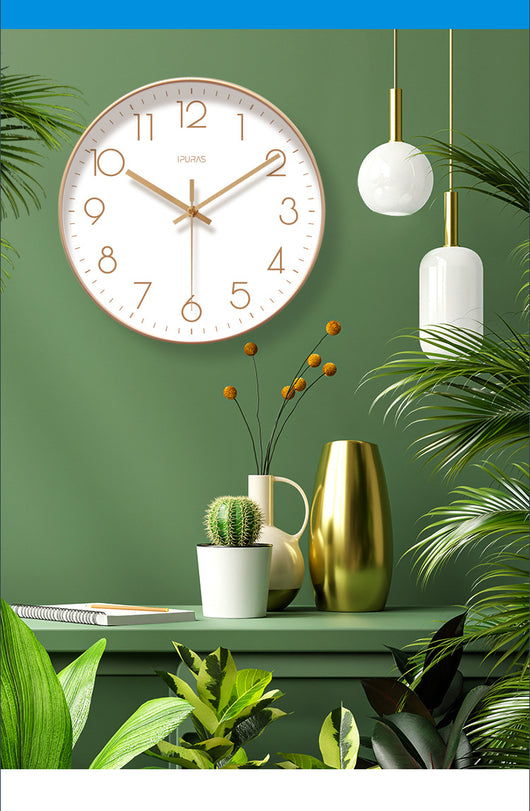 Reloj de Pared Digital Moderno Silencioso para Sala de Estar - Image 12
