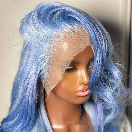 Pelucas Frontal de Encaje con Ondas Corporales en Cabello Humano - Image 8
