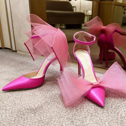 Sandalias Stiletto con Moño de Satén - Image 14