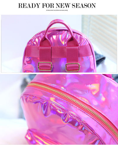 Mochila Reflectante Láser Harajuku Soft Girl Personalizable - Image 9