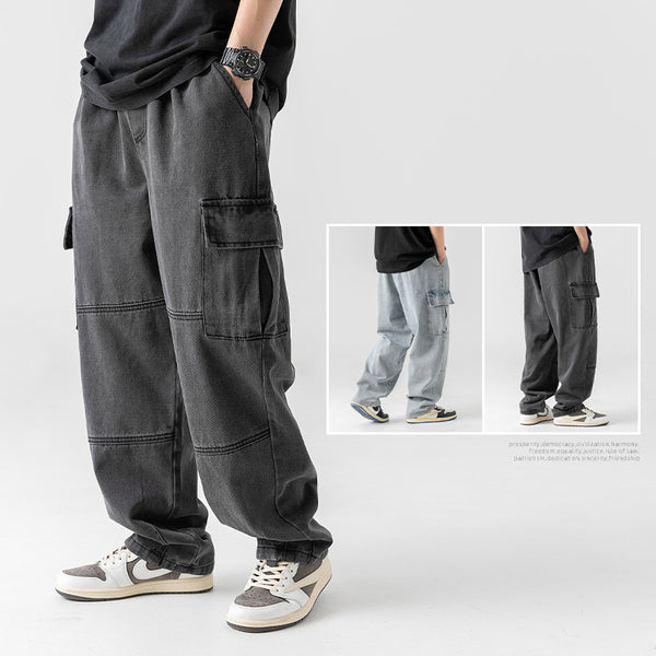 Pantalones Vaqueros para Hombre con Bolsillos Tridimensionales