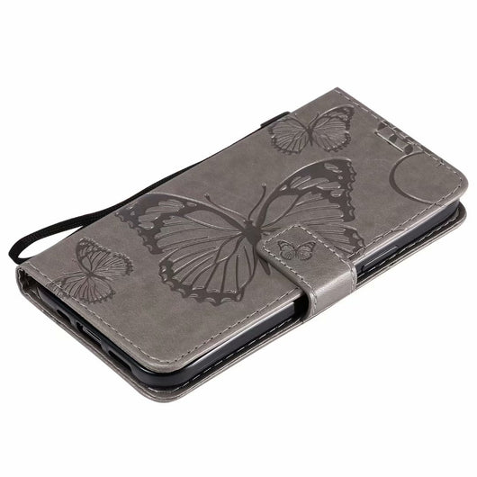Funda de Cuero para Teléfono con Mariposa Prensada - Image 70