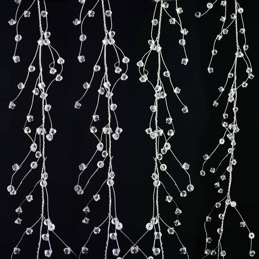 Guirnalda de Luces LED con Cuentas de Cristal Acrílico - 100, 120 y 150cm