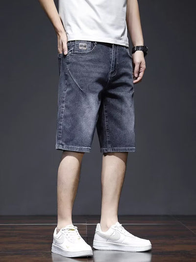 Shorts de Mezclilla Rectos Ligeros para Hombre - Perfecto para Verano - Image 16