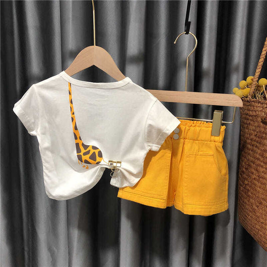 Conjunto de Dos Piezas Niños y Niñas - Playera y Shorts de Verano - Image 3