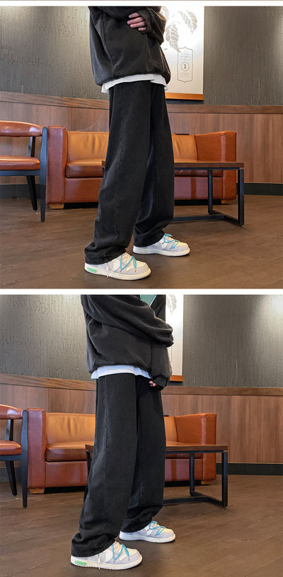 Pantalones Jeans Hombre Baggy Retro Straight Fit - Image 10