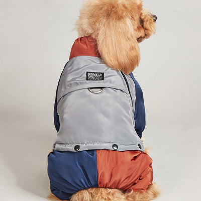 Abrigo Acolchado para Perros Medianos y Grandes - Diseño a Juego de Colores para Invierno - Image 4