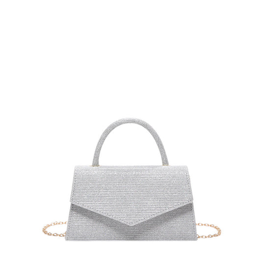 Bolso Cuadrado Pequeño con Diamantes para Mujer - Image 8