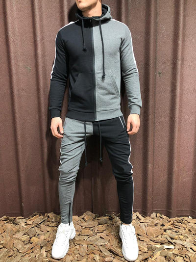 Conjunto Deportivo de Dos Piezas con Capucha y Contraste - Image 30