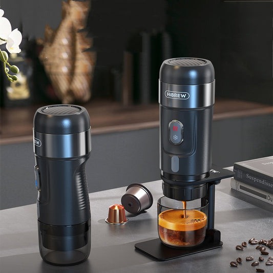 Cafetera Espresso Portátil Automática para Viajes y Exterior