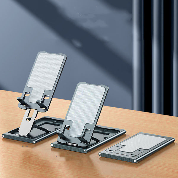 Soporte Ajustable de Aluminio para Celular - Portátil y Plegable